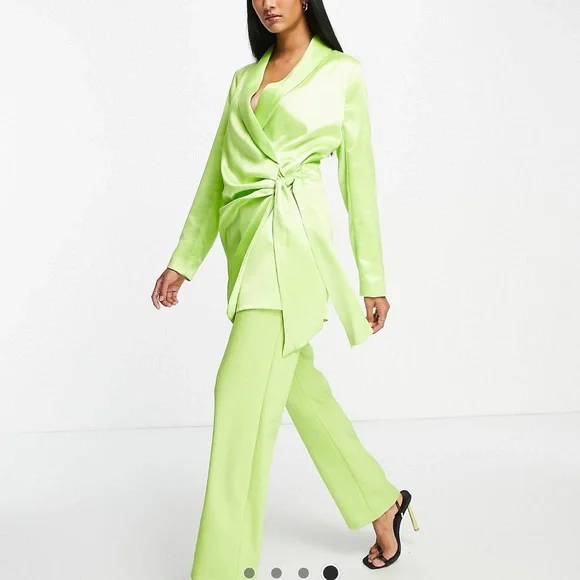 green emerald velvet dress The Green Sovereign Blazer Dress – Beyond Formals main image 0